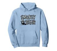 Vintage Smokey Bear Wildfire Prevention Retro Illustration Pullover Hoodie