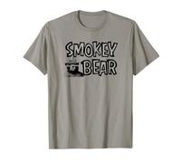 Vintage Smokey Bear Wildfire Prevention Retro Illustration T-Shirt