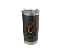 Vintage Snake Traditional Tattoo Stainless Steel Insulated Tumbler