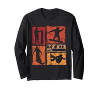 Vintage Snowboarding for Winter Sport Snowboard Snowboarder Long Sleeve T-Shirt