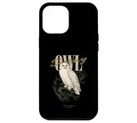 Vintage Snowy Owl Bird Art Nature Watching Case for iPhone 12 Pro Max