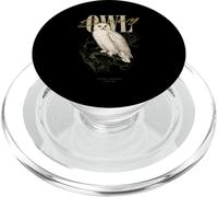 Vintage Snowy Owl Bird Art Nature Watching PopSockets PopGrip for MagSafe