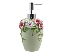 Vintage Soap Dispenser 3D Flower Sculpture Liquid Hand Soap Dispenser Pump Bottle Refillable for Kitchen, Bathroom