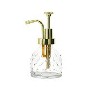 Vintage Soap Dispenser Farmhouse Antique Glass Liquid soap and Lotion Bottle with Pump for Bathroom and Kitchen (Type A)