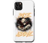 Vintage Soaring Eagle Stormy Clouds Earth Tone Nature Art Case for iPhone 11 Pro Max