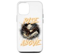 Vintage Soaring Eagle Stormy Clouds Earth Tone Nature Art Case for iPhone 12/12 Pro