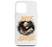Vintage Soaring Eagle Stormy Clouds Earth Tone Nature Art Case for iPhone 13 Pro Max