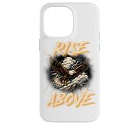 Vintage Soaring Eagle Stormy Clouds Earth Tone Nature Art Case for iPhone 14 Pro Max