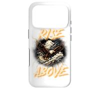 Vintage Soaring Eagle Stormy Clouds Earth Tone Nature Art Case for iPhone 17 Pro