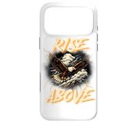 Vintage Soaring Eagle Stormy Clouds Earth Tone Nature Art Case for iPhone 17 Pro Max
