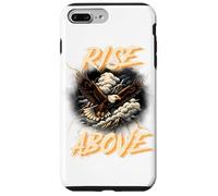 Vintage Soaring Eagle Stormy Clouds Earth Tone Nature Art Case for iPhone 7 Plus/8 Plus