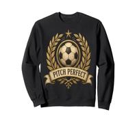 Vintage Soccer Football Pitch Perfect Design Sweatshirt