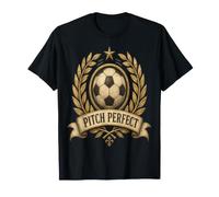 Vintage Soccer Football Pitch Perfect Design T-Shirt