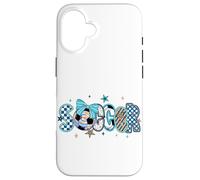 Vintage Soccer Graphic Print Cool Preppy Soccer Game Day Mom Case for iPhone 16