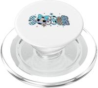 Vintage Soccer Graphic Print Cool Preppy Soccer Game Day Mom PopSockets PopGrip for MagSafe