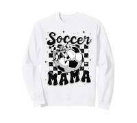 Vintage Soccer Mama Mother Mommy Preppy Soccer Game Day Mom Sweatshirt