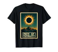 Vintage Solar Eclipse Path of Totality Astronomy Graphic T-Shirt