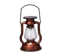 Vintage Solar Lantern Retro Kerosene Hanging Lamp Classic Table Camping Night Lights Bronze