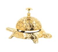 Vintage Solid Brass Service Bell | Ornate Hotel Counter Call Bell with Victorian Design | Polished Brass Desk Bell for Office, Restaurant, Kitchen, and Reception | Loud & Durable Classic Desk Bell.