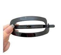 Vintage Solid Hollow Oval Simple Twist Hair Clips For Women Temperament Hair Ornament Headband Hairpin Fashion Hair Accessories(2)
