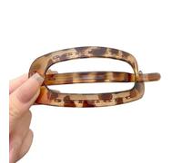 Vintage Solid Hollow Oval Simple Twist Hair Clips For Women Temperament Hair Ornament Headband Hairpin Fashion Hair Accessories(3)