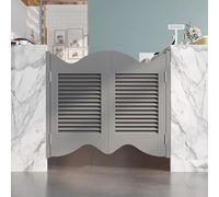 Vintage Solid Wood Dutch Doors, Butler Gate for Kitchen Laundry Bathroom Home Hallway Partition, Auto Close