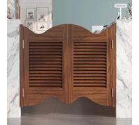 Vintage Solid Wood Dutch Doors, Butler Gate for Kitchen Laundry Bathroom Home Hallway Partition, Auto Close