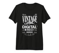 Vintage Soul Digital Mindset Aesthetic Premium T-Shirt