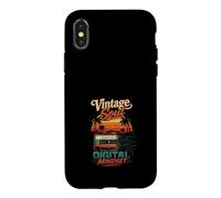 Vintage Soul Digital Mindset Retro Art Case for iPhone X/XS