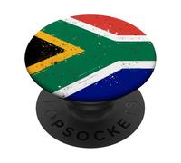 Vintage South Africa Flag for South Africans on Freedom Day PopSockets Adhesive PopGrip
