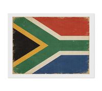 Vintage South African Flag Funny Diamond Art Painting Kit