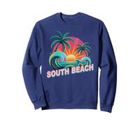 Vintage SOUTH BEACH Trip Surfing Vacation Matching Besties Sweatshirt