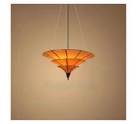 Vintage Southeast Asian Pendant Light - Modern Chandelier Lampshade for Home Staircase Artistic Hanging Light Fixture Unique Room Decoration.