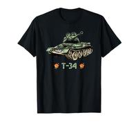 Vintage Soviet Union World War 2 T 34 Medium Tank gift T-Shirt