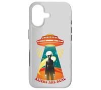 Vintage Space Alien And Groovy UFO Case for iPhone 17