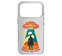 Vintage Space Alien And Groovy UFO Case for iPhone 17 Pro
