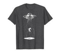 Vintage Space Alien UFO I Believe Abduction, get in Loser T-Shirt, Men, Dark Heather Grey, 6X-Large