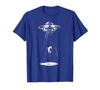 Vintage Space Alien UFO I Believe Abduction, get in Loser T-Shirt, Men, Royal Blue, Medium