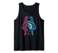 Vintage Space Geologist Finding a Radiant Banded Mineral Tank Top