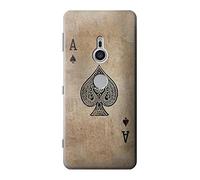 Vintage Spades Ace Card Case Cover For Sony Xperia XZ2