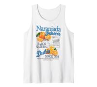 Vintage Spanish Orange Naranjada Fresca Retro Citrus Fruit C Tank Top