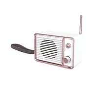 Vintage Speaker Stereo Speakers, Portable Speakers Powerful Sound TF Card(D)