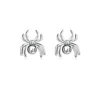 Vintage Spider Stud Earrings for Women Girls 925 Sterling Silver Hypoallergenic Halloween Small Animal Insect Pet Cartilage Tragus Post Creative 3D Jewelry Unique Gifts for Friend