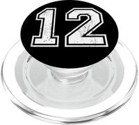 Vintage Sport Number 12 Twelve PopSockets PopGrip for MagSafe