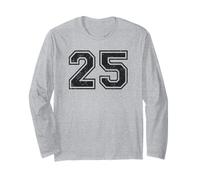 Vintage Sport Number 25 Twenty-Five Long Sleeve T-Shirt