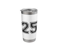 Vintage Sport Number 25 Twenty-Five Stainless Steel Insulated Tumbler
