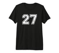 Vintage Sports Numbers 27 Twenty-Seven Premium T-Shirt