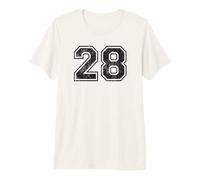 Vintage Sports Numbers 28 Twenty-Eight Premium T-Shirt