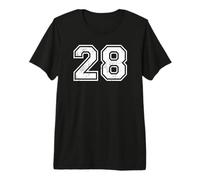 Vintage Sports Numbers 28 Twenty-Eight Premium T-Shirt