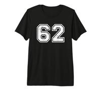 Vintage Sports Numbers 62 Sixty-Two Premium T-Shirt